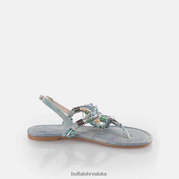 traperice/vodno plava Buffalo capri vacay sandale veganske |sandale TDD6T179